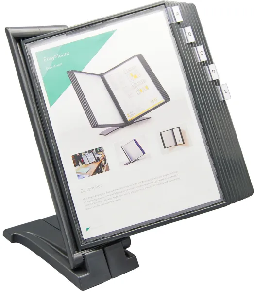 Q-connect Quickfind registersysteem antracietgrijs