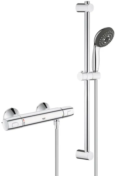 Grohe Precision Trend doucheset met thermostaatkraan, chroom