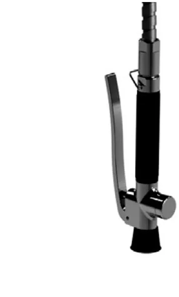 Kriss handdouche voor Euroclean grootkeukenmengkraan enkel 1/2rg