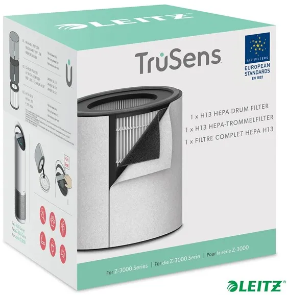 Leitz Vervangend 3-in-1 H13 HEPA-filter voor TruSens Z-3000 grote luchtreiniger