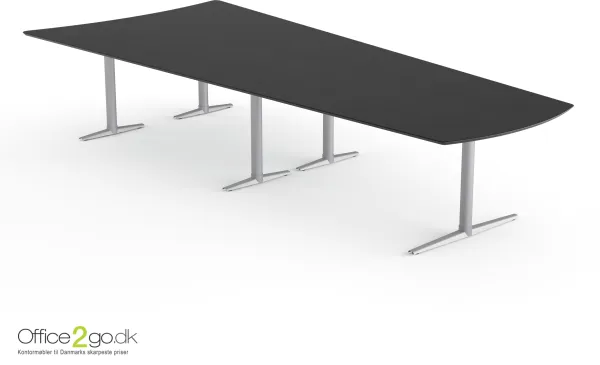 Switch Media vergadertafel - 12 personen - 375 cm.